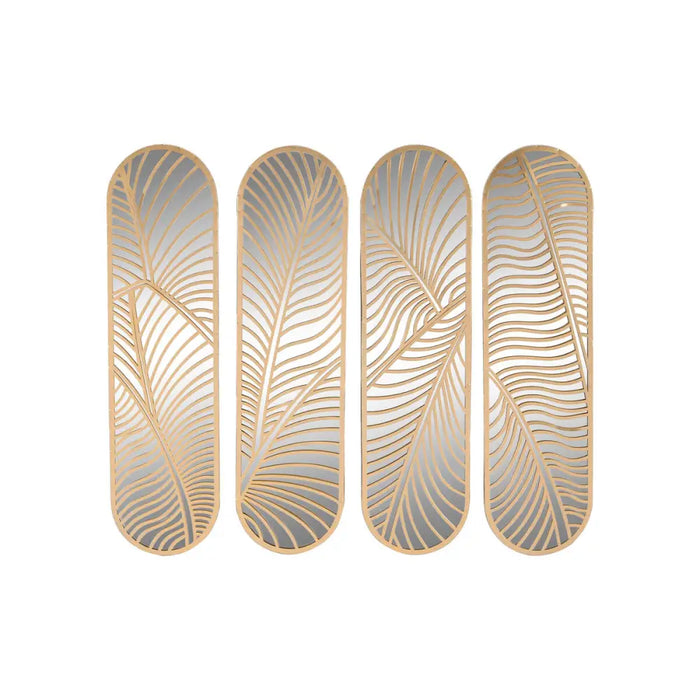 Wall Decoration Home ESPRIT Golden Leaf of a plant 72 x 1,5 x 68 cm - Други артикули за декорация<<<Декорация и