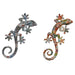 Wall Decoration Home ESPRIT Multicolour Lizard Mediterranean 10 x 4 x 22 cm (2 Units) - Декорация и Осветление<<<Дом