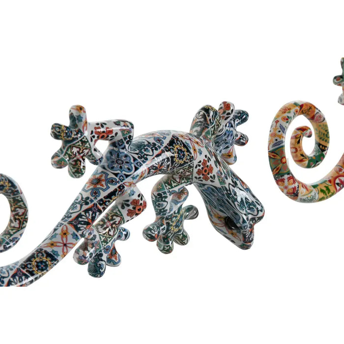 Wall Decoration Home ESPRIT Multicolour Lizard Mediterranean 10 x 4 x 22 cm (2 Units) - Декорация и Осветление<<<Дом