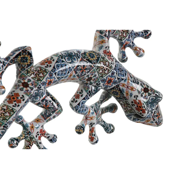 Wall Decoration Home ESPRIT Multicolour Lizard Mediterranean 13 x 5 x 29 cm (2 Units) - Декорация и Осветление<<<Дом