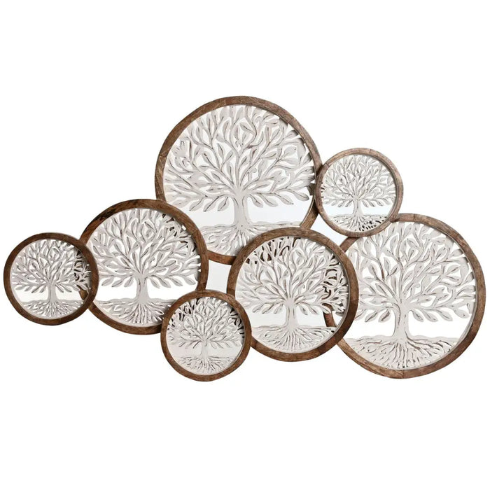 Wall Decoration Home ESPRIT White Brown Tree Arab 106 x 4 x 63 cm - Декорация и Осветление<<<Дом