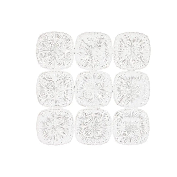 Wall Decoration Home ESPRIT White Modern Aged finish 89 x 2,5 x 89 cm - Декорация и Осветление<<<Дом