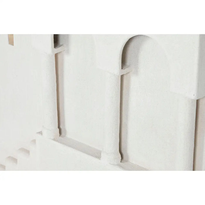 Wall Decoration Home ESPRIT White Scandi 80 x 6,5 x 80 cm - Декорация и Осветление<<<Дом Градина<<<BigBuy&&&Други
