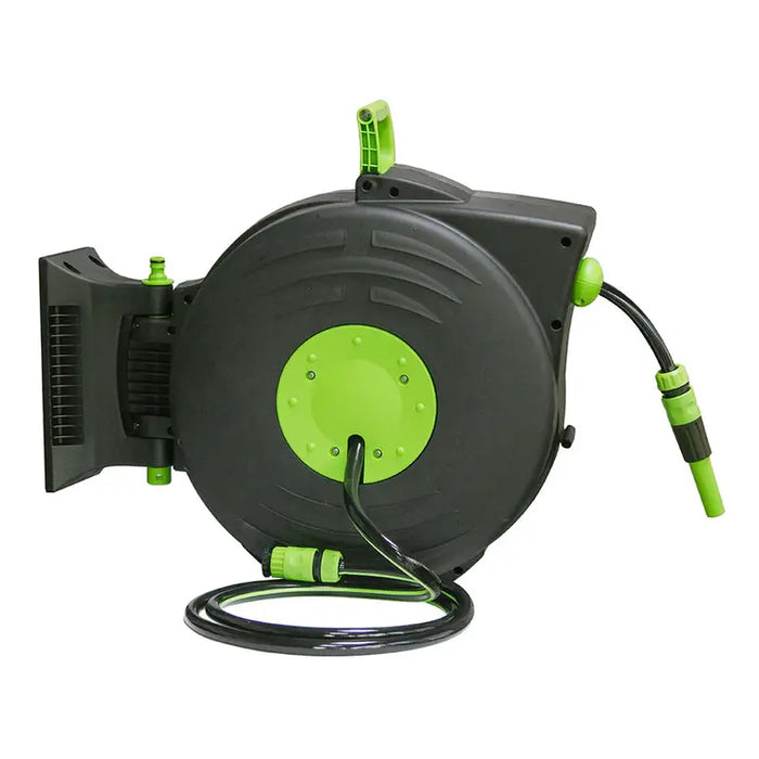 WALL HOSE REEL 25M AUTOMATIC WIRE MG4008 - Макари и колички<<<Напояване<<<Градина<<<Praktiker
