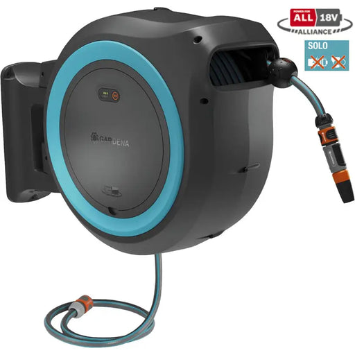 WALL HOSE REEL WITHOUT BATTERY AND CHARGER GARDENA PowerRoll XXL solo - Макари и