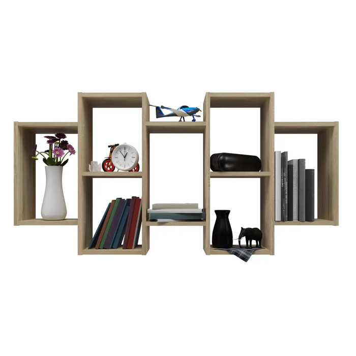 Wall-hung bookcase Bilbao 7.0 Wall Shelves Sonoma Oak - Furniture wooden shelvesPOL-DRE<<<Furniture