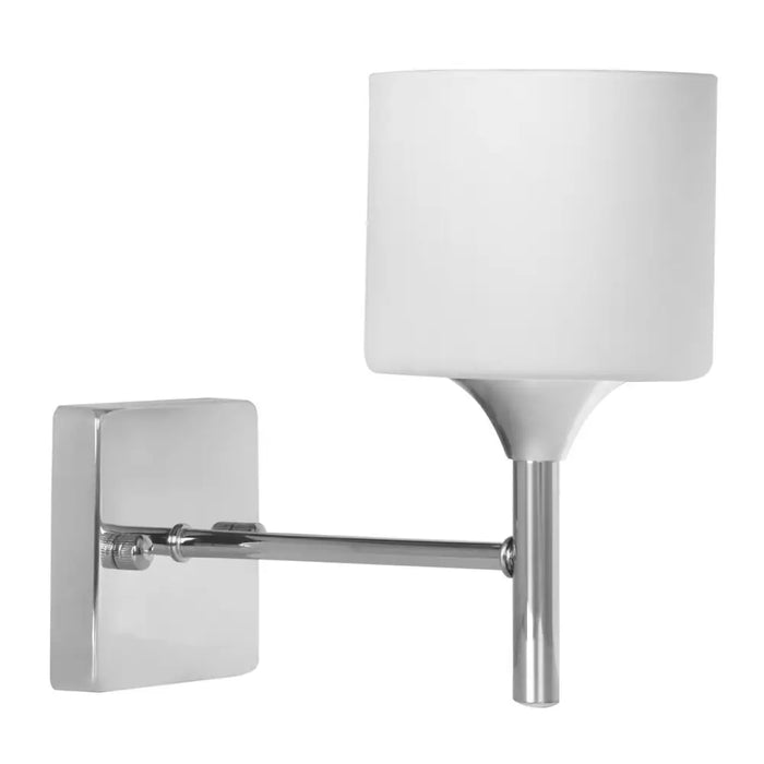 Wall Light Activejet AJE-MIRA 1P White Silver Metal 40 W 23 x 21,5 x 11,5 cm (1 Piece) - Лампи<<<Декорация и