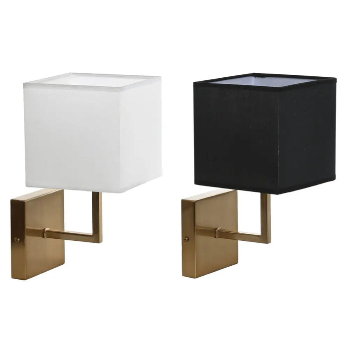 Wall Light DKD Home Decor White Black Golden 50 W 220 V 15 x 19 x 27 cm 15 x 19 x 30 cm (2 Units) - Декорация и