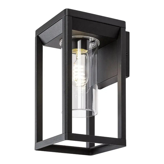 WALL LIGHT EXTERIOR E27 IP54 BLACK RABALUX ZERNEST - Градински фенери<<<Външно