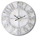 WALL METAL CLOCK WHITE F60 CM. - Часовници<<<Декорации<<<Мебели и интериор<<<Praktiker