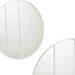 Wall mirror Circular Metal White (100 x 2,5 x 100 cm) - Декорация и Осветление<<<Дом