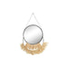 Wall mirror DKD Home Decor Black Golden Natural Fringe Boho 55 x 2,5 x 83 cm - Декорация и Осветление<<<Дом