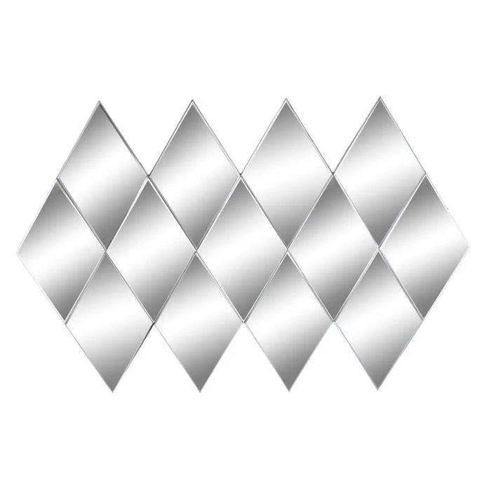 Wall mirror DKD Home Decor Black Modern Rhombus 120 x 2 x 80 cm - Декорация и Осветление<<<Дом