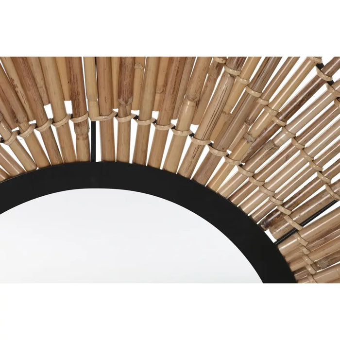 Wall mirror DKD Home Decor Black Natural Bali 63 x 1,5 x 92 cm - Декорация и Осветление<<<Дом