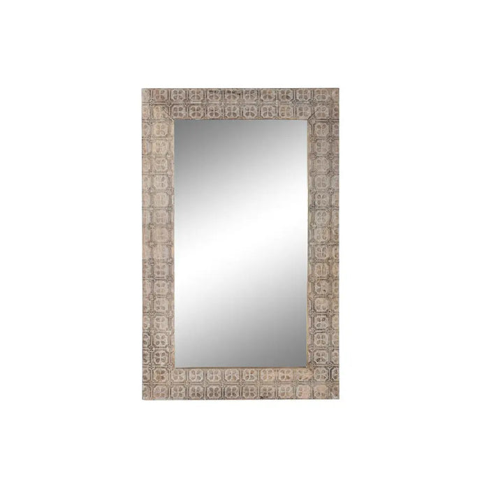 Wall mirror DKD Home Decor Brown Natural Indian Man 76,5 x 3 x 122 cm - Декорация и Осветление<<<Дом