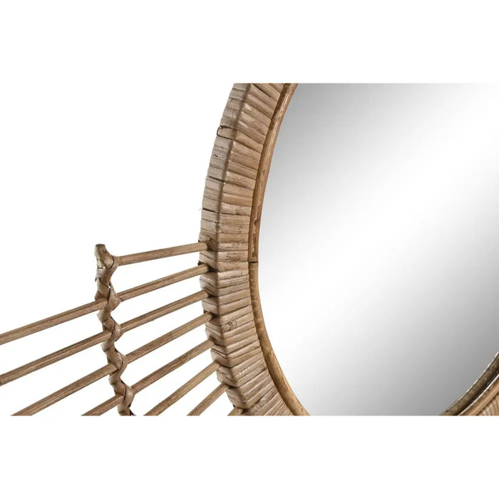 Wall mirror DKD Home Decor Brown Natural Urban 68 x 2 x 68 cm - Декорация и Осветление<<<Дом