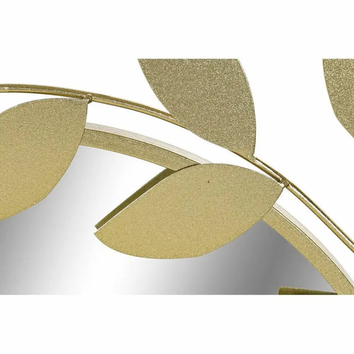 Wall mirror DKD Home Decor Golden Laurel 120 x 2,5 x 120 cm (120 Pieces) - Декорация и Осветление<<<Дом