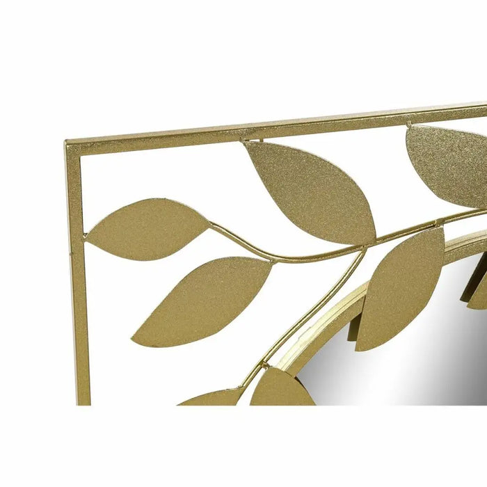 Wall mirror DKD Home Decor Golden Laurel 120 x 2,5 x 120 cm (120 Pieces) - Декорация и Осветление<<<Дом