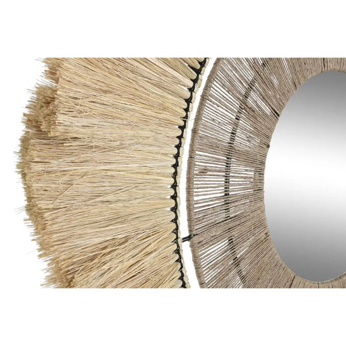 Wall mirror DKD Home Decor Natural Bali 79 x 4 x 79 cm - Декорация и Осветление<<<Дом