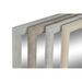 Wall mirror DKD Home Decor White Beige Dark grey 36 x 2 x 66 cm (4 Units) - Декорация и Осветление<<<Дом