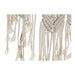 Wall mirror DKD Home Decor White Boho Macrame 75 x 2 x 75 cm - Декорация и Осветление<<<Дом