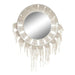 Wall mirror DKD Home Decor White Boho Macrame 75 x 2 x 75 cm - Декорация и Осветление<<<Дом