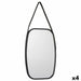 Wall mirror Gift Decor Black 43 x 65 x 3 cm Rectangular (4 Units) - Декорация и Осветление<<<Дом