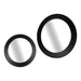 Wall mirror Gift Decor Black 80 x 7,5 x 80 cm Circle (80 Pieces) - Декорация и Осветление<<<Дом