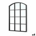Wall mirror Gift Decor Black Window 50,5 X 2,5 X 76 cm (4 Units) - Огледала<<<Декорация и Осветление<<<Дом