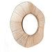 Wall mirror Gift Decor Natural Waves 59 x 11 x 59 cm (4 Units) - Декорация и Осветление<<<Дом