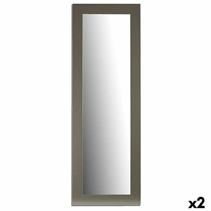 Wall mirror Gift Decor Silver 52,5 x 155 x 1,5 cm 54,5 x 155 x 1,5 cm Rectangular (2 Units) - Декорация и
