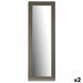 Wall mirror Gift Decor Silver 52,5 x 155 x 1,5 cm 54,5 x 155 x 1,5 cm Rectangular (2 Units) - Декорация и
