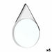 Wall mirror Gift Decor White 51 x 4,5 x 76 cm (6 Units) - Декорация и Осветление<<<Дом