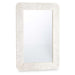 Wall mirror Gift Decor White Brown Stripes 90 x 60 x 2 cm Rectangular - Декорация и Осветление<<<Дом
