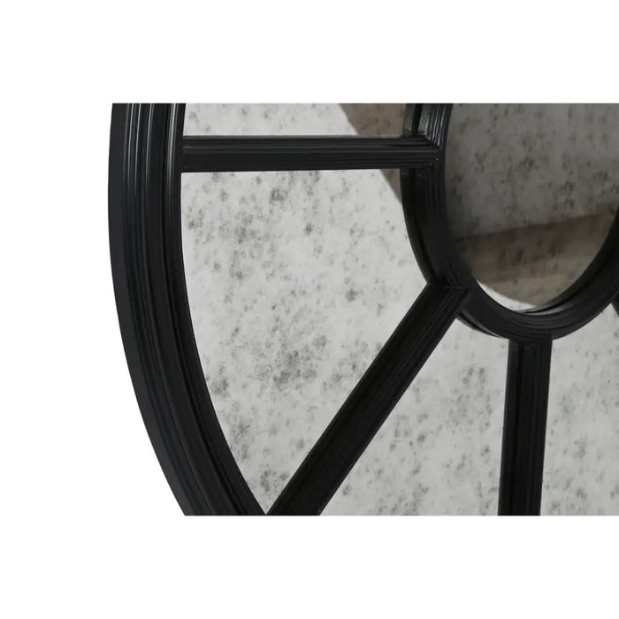 Wall mirror Home ESPRIT Black Aged finish 100 x 5 x 100 cm - Декорация и Осветление<<<Дом