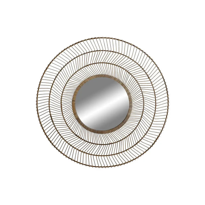 Wall mirror Home ESPRIT Natural Tropical 110 x 2,5 x 110 cm - Декорация и Осветление<<<Дом