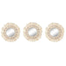Wall mirror Home ESPRIT White Boho 20 x 1 x 20 cm (3 Pieces) - Декорация и Осветление<<<Дом