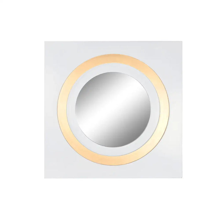 Wall mirror Home ESPRIT White Golden 90 x 4 x 90 cm - Декорация и Осветление<<<Дом