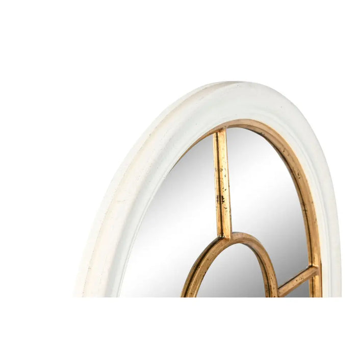 Wall mirror Home ESPRIT White Golden Window 68 x 4 x 128 cm - Декорация и Осветление<<<Дом