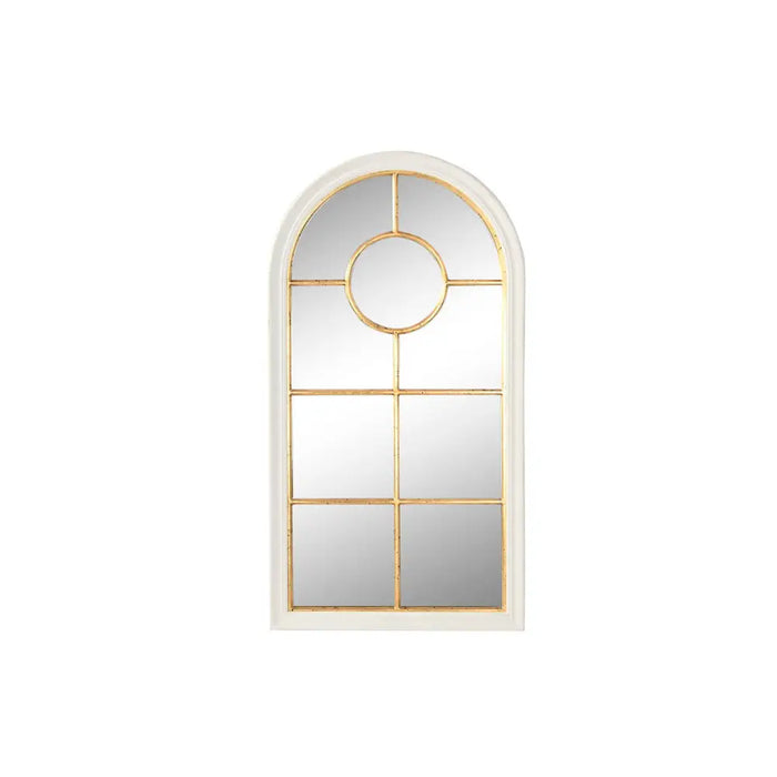 Wall mirror Home ESPRIT White Golden Window 68 x 4 x 128 cm - Декорация и Осветление<<<Дом