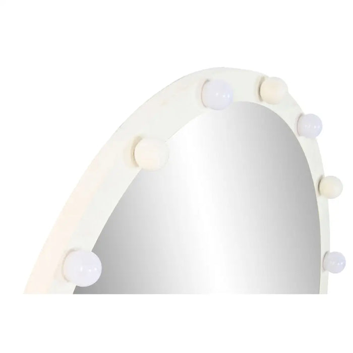 Wall mirror Home ESPRIT White Modern 100 X 7,5 X 100 CM - Декорация и Осветление<<<Дом