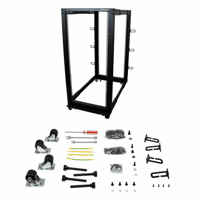 Wall-mounted Rack Cabinet Startech 4POSTRACK25U - Комуникационни Шкафове<<<Компютър Мрежи и компоненти<<<Компютри|