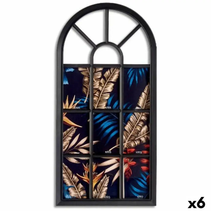 Wall photo frame Gift Decor Black Glass Plastic Window (6 Units) - Декорация и Осветление<<<Дом