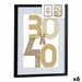 Wall photo frame Gift Decor Black Plastic MDF Wood 40 x 50 cm (6 Units) - Декорация и Осветление<<<Дом