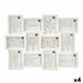 Wall photo frame Gift Decor White polypropylene (4 Units) - Декорация и Осветление<<<Дом Градина<<<BigBuy&&&Рамки за