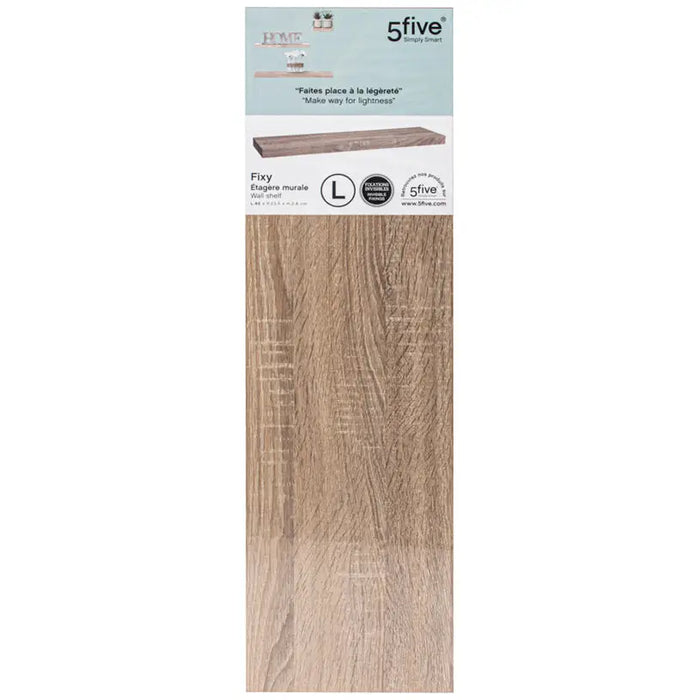 WALL SHELF EKO 80X23.5X3.8CM OAK NATURAL - Етажерки и рафтове<<<Мебели и обков<<<Мебели и интериор<<<Praktiker