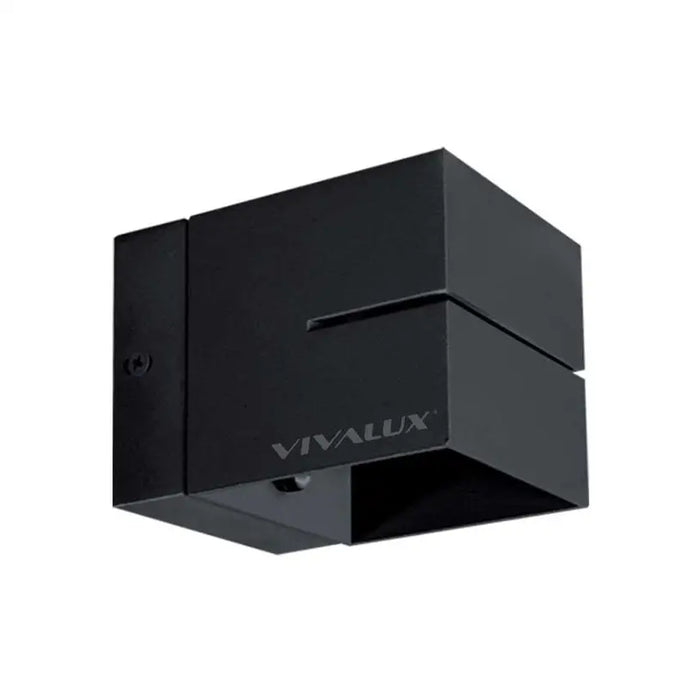 WALL SQUARE BLACK VIVALUX ADEL - Аплици<<<Вътрешно осветление<<<Мебели и интериор<<<Praktiker&&&Аплици<<<Вътрешно