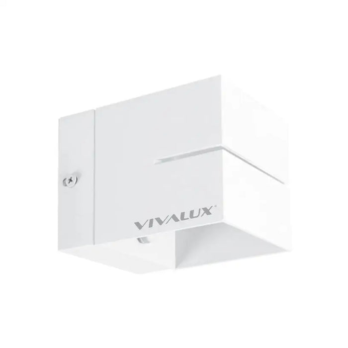 WALL SQUARE WHITE VIVALUX ADEL - Аплици<<<Вътрешно осветление<<<Мебели и интериор<<<Praktiker&&&Аплици<<<Вътрешно
