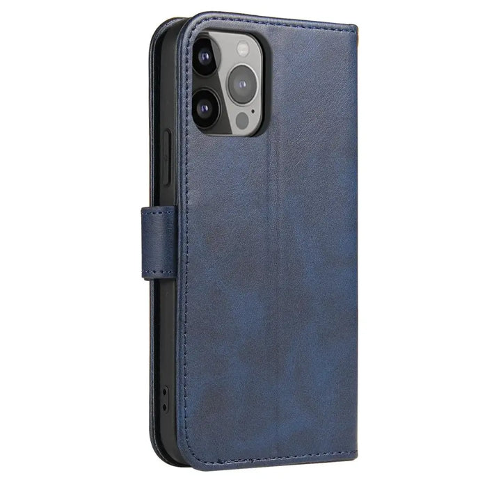 Wallet Case with Stand for iPhone 15 Magnet Case - Blue - Cell phone cases and covers<<<HurtelXML