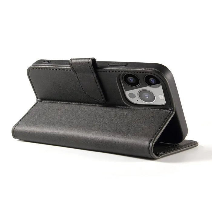 Wallet Case with Stand for iPhone 15 Plus Magnet Case - Black - Cell phone cases and covers<<<HurtelXML